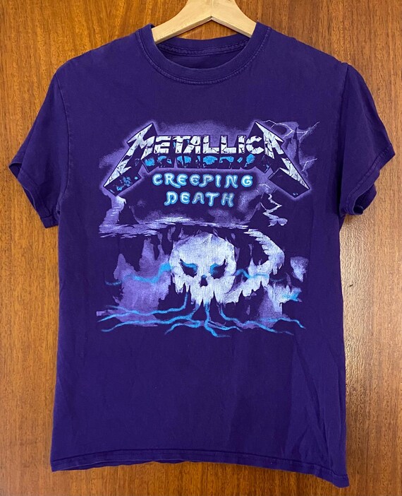 Metallica Creeping Death Purple Tshirt S - Etsy