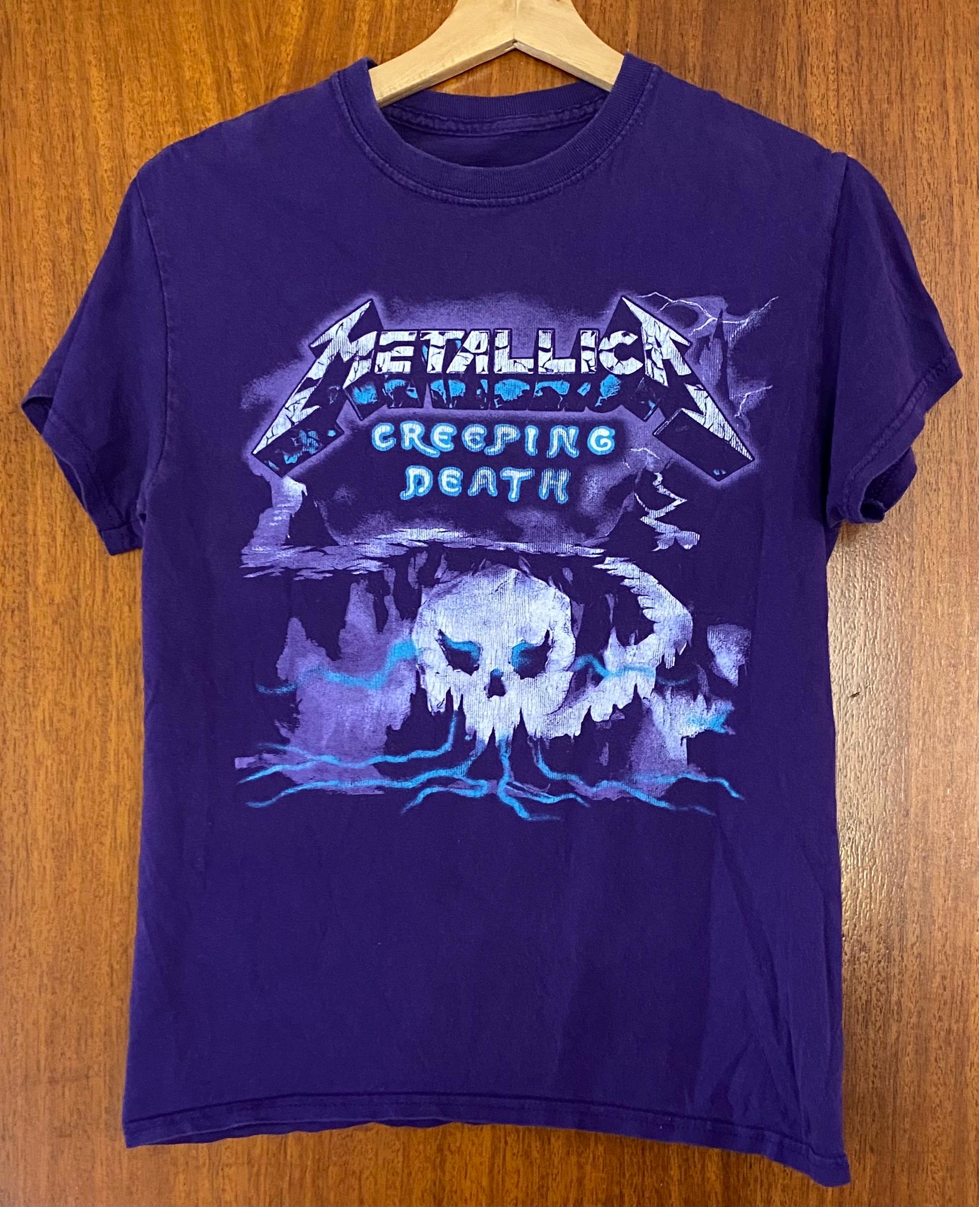 Metallica Creeping Death Purple Tshirt S - Etsy