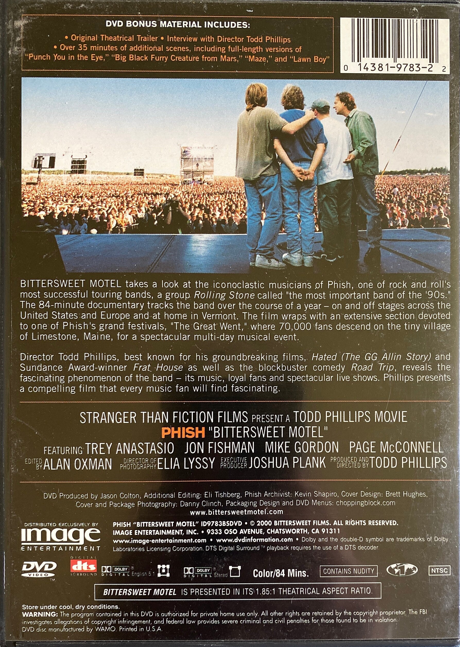 その他 Phish - Bittersweet Motel [DVD] [Import] Amazon.com: Phish - Bittersweet Motel : Trey Anastasio, Jon
