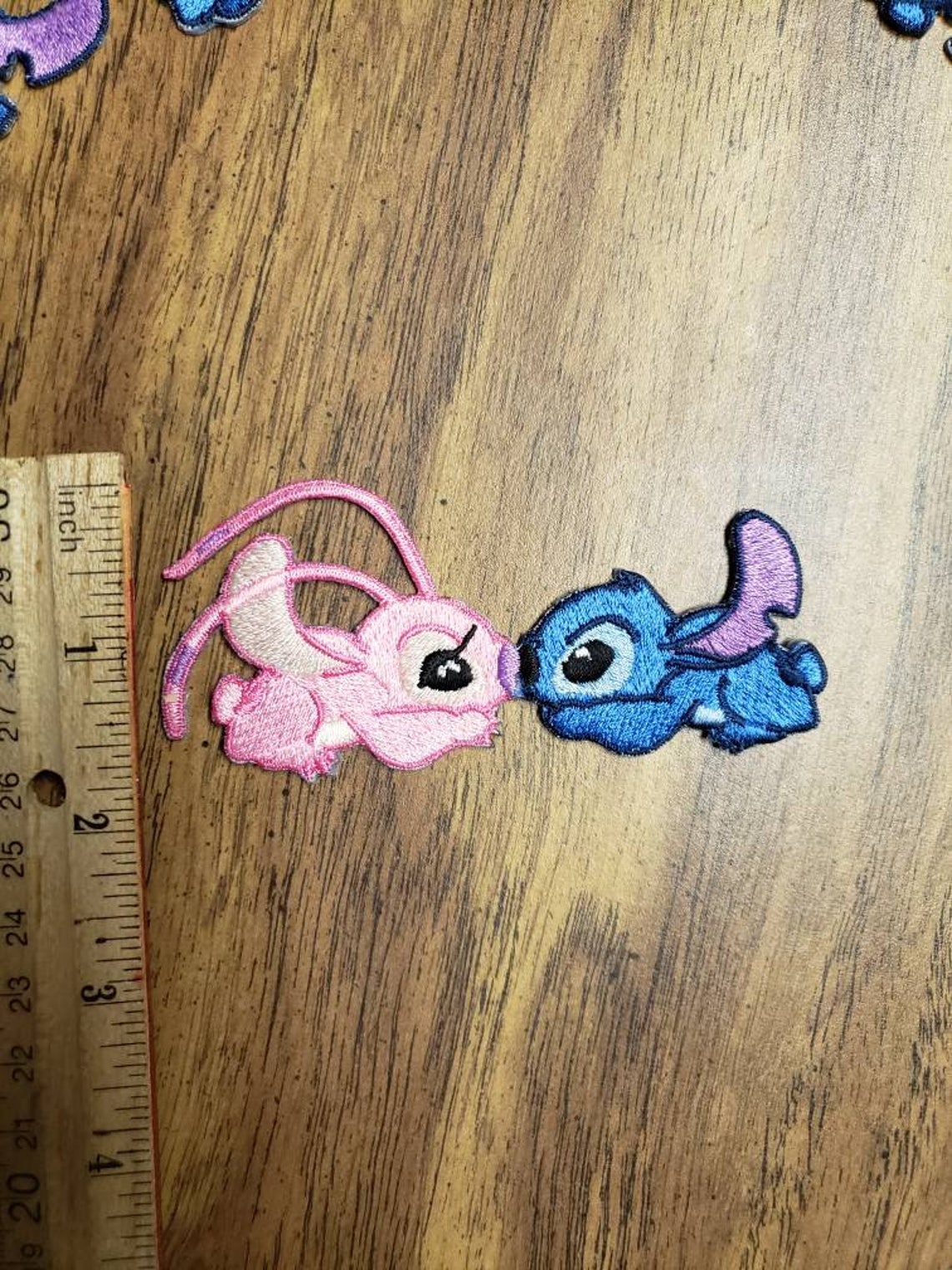 Iron on Patch Stitch & Angel Embroidered Patch Etsy