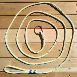 Slip Leash / Harness (Light Yellow/Glow/Reflective)