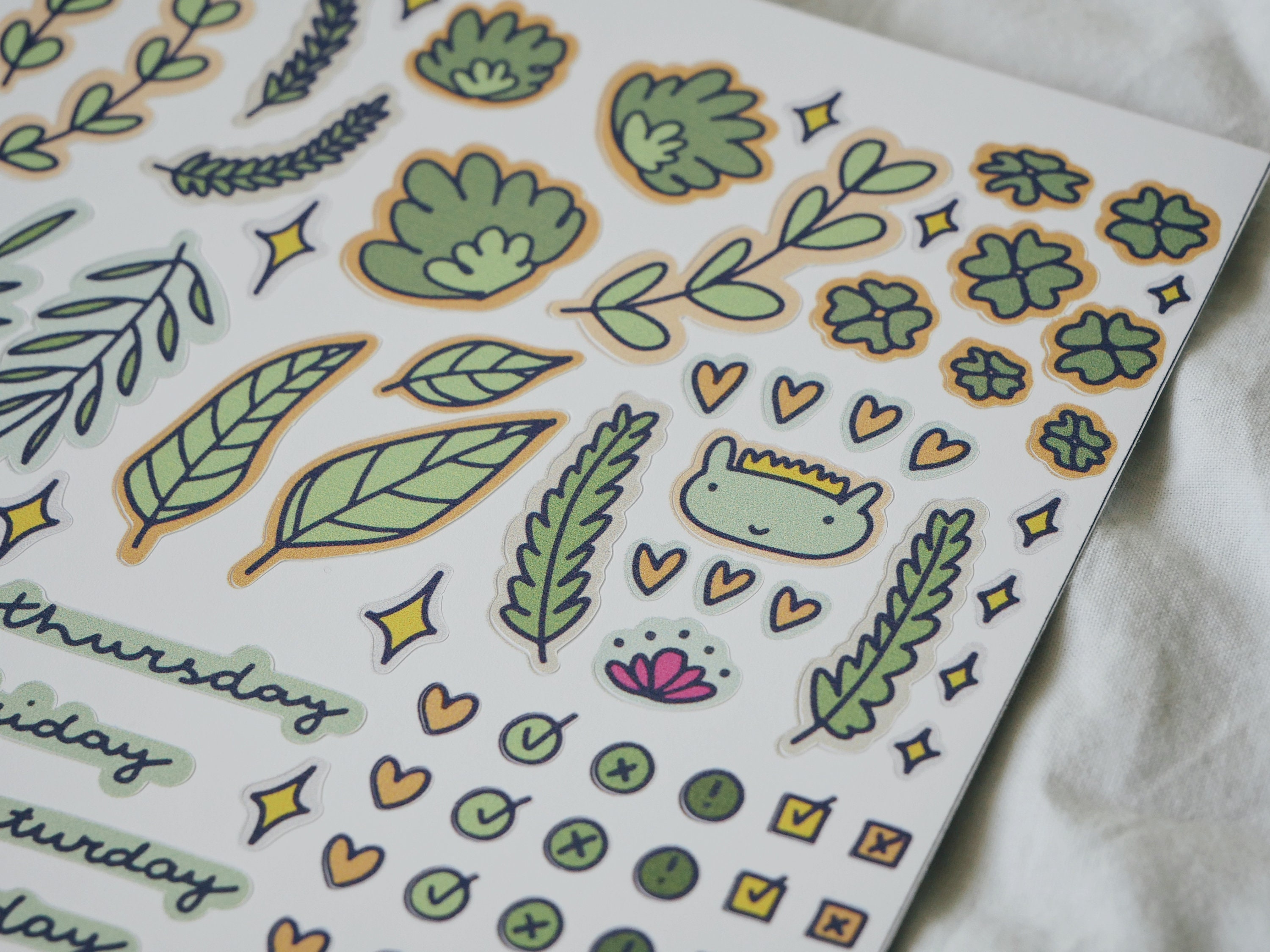 Bullet journal A5 sticker sheet Bullet journaling stickers | Etsy