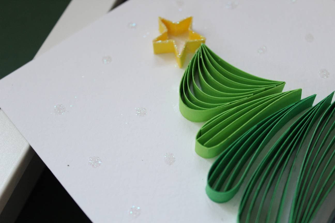 Paper Quilling Christmas Tree Quilling Wall Art for Etsy