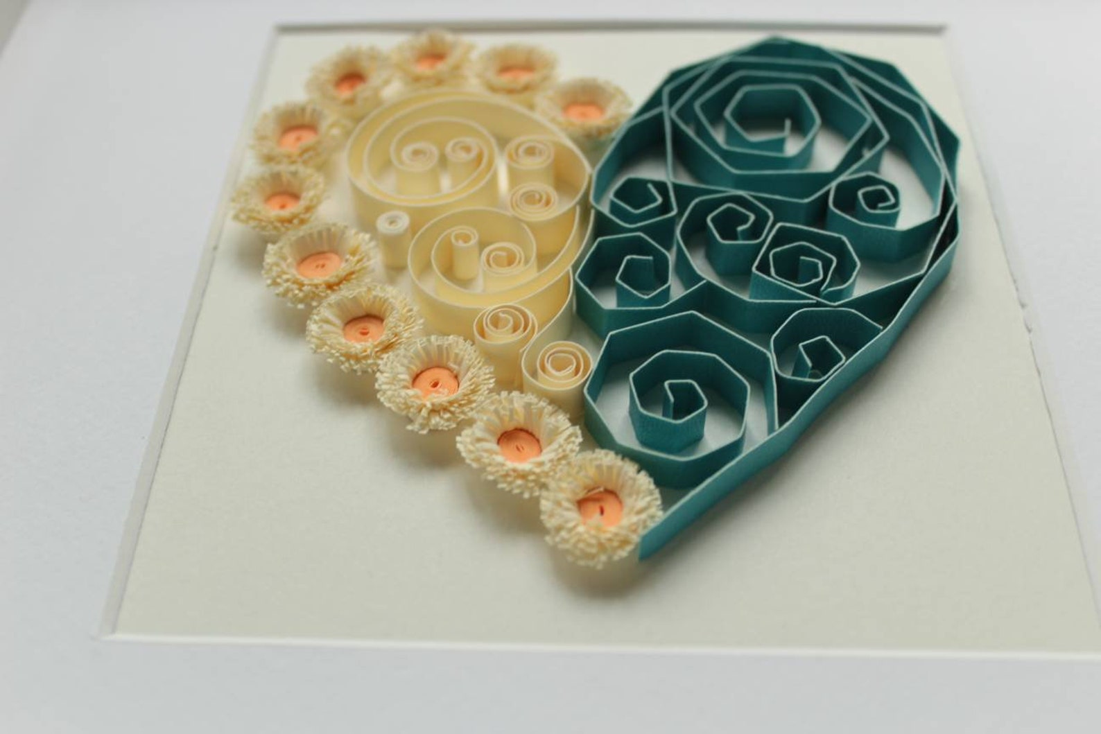 Paper Quilling Art Heart Quilling Wall Decor Paper Art Etsy