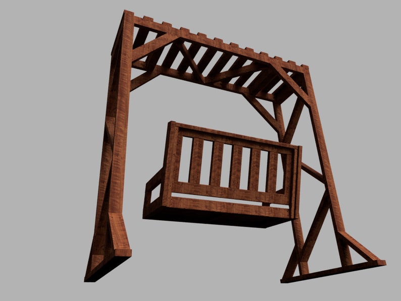 DIY 2x4 Bench Swing and Frame Plans Etsy Canada