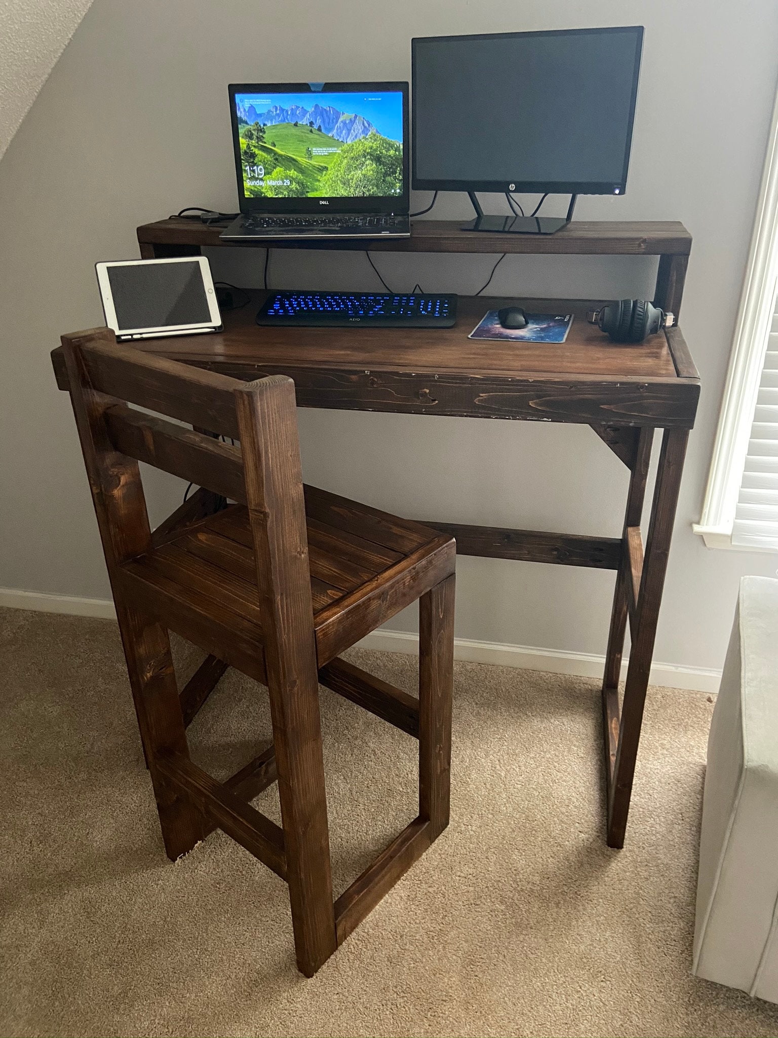 DIY 2x4 Standing Desk Plans Etsy