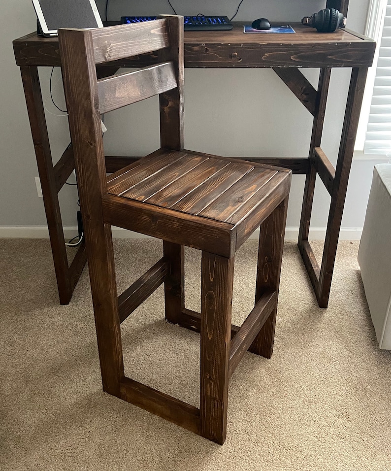 DIY 2x4 Standing Desk Plans Etsy