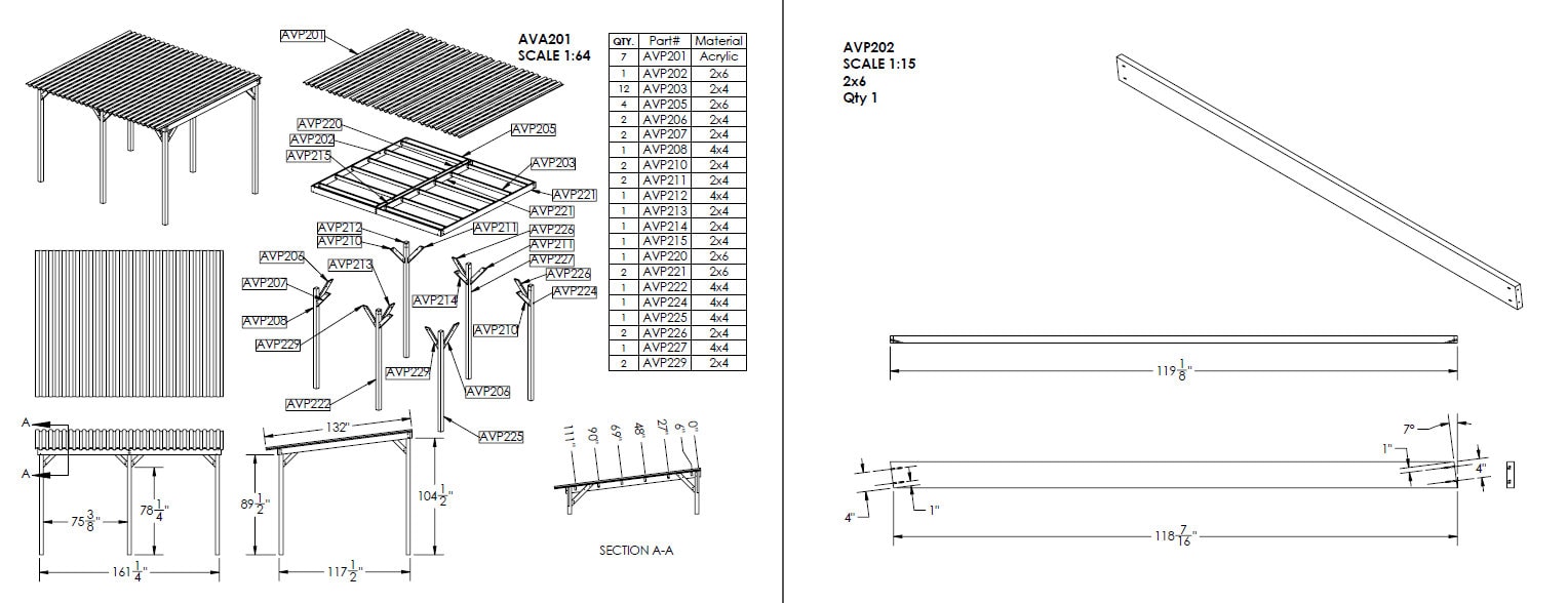 DIY Patio Cover Plans Etsy Canada