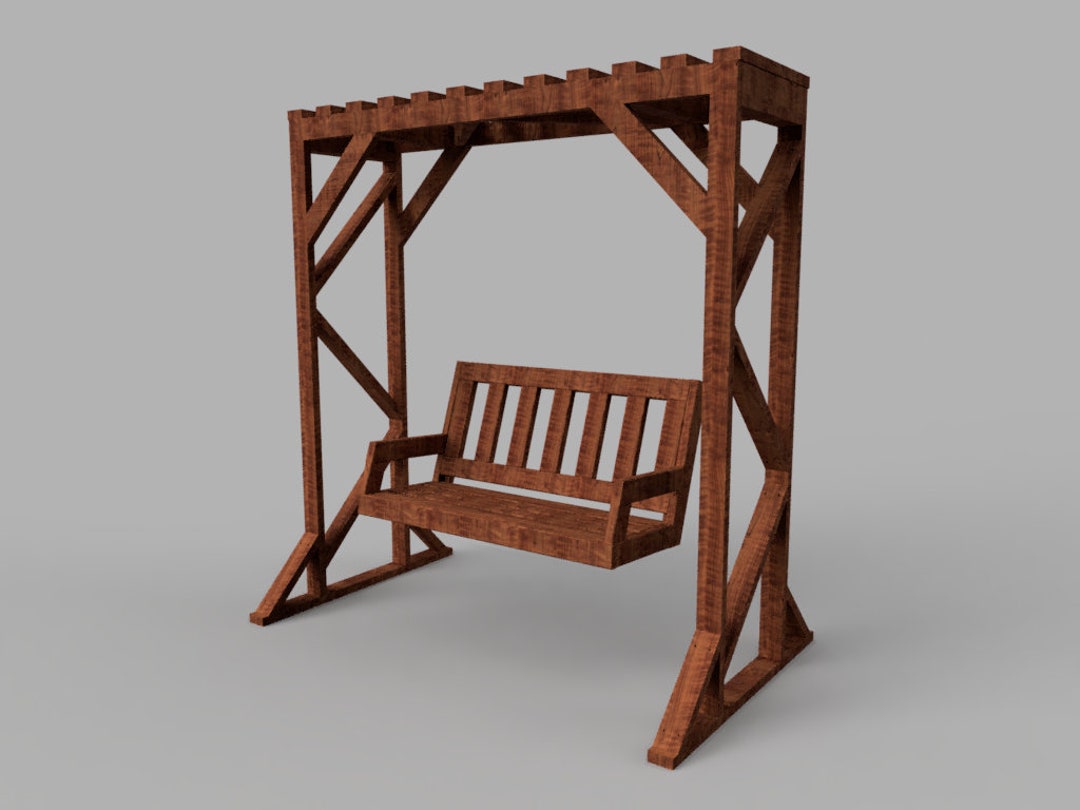 DIY 2x4 Bench Swing and Frame Plans Etsy