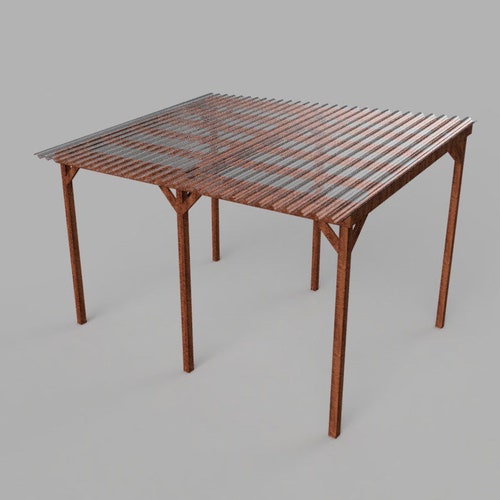 DIY Patio Cover Plans Etsy