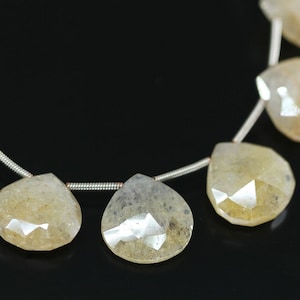 Mystic Grapolite Faceted Heart Briolette Gemstone Loose Beads Strand 4&quot; 15mm Grapolite Beads, Grapolite