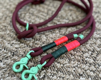 Dog leash | MaroonDream | Rope leash | customizable