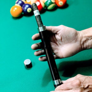 Cigar Tube & Snuffer with a Tortoise Finish | High Grade Aluminum Cigar Case