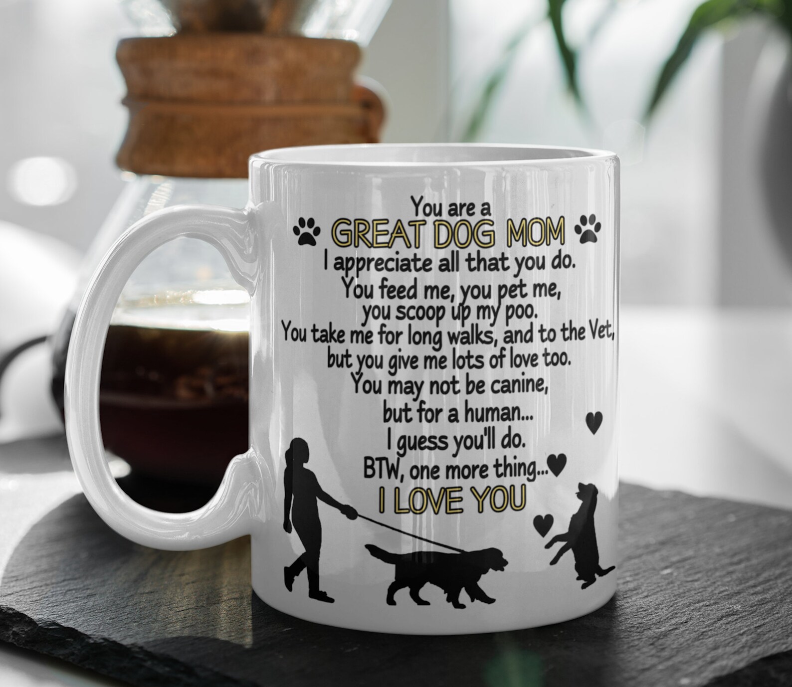 Dog Lover Gifts. Funny Dog Mom Mug. Birthday Present For Dog Etsy