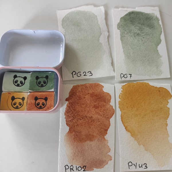 Handmade watercolor paints