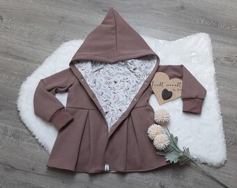 KURZE LIEFERZEIT  Mädchen Jacke , Kinder Mantel ,Frühlings Mantel Kinder ,Cardigan , Waffelstrick, Baby Jacke , Mantel für Kinder, Größe 98