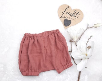 KURZE LIEFERZEIT Bloomer, Bummie, Shorts aus Jersey, kurze Hose, Windelhose,  Gr. 74