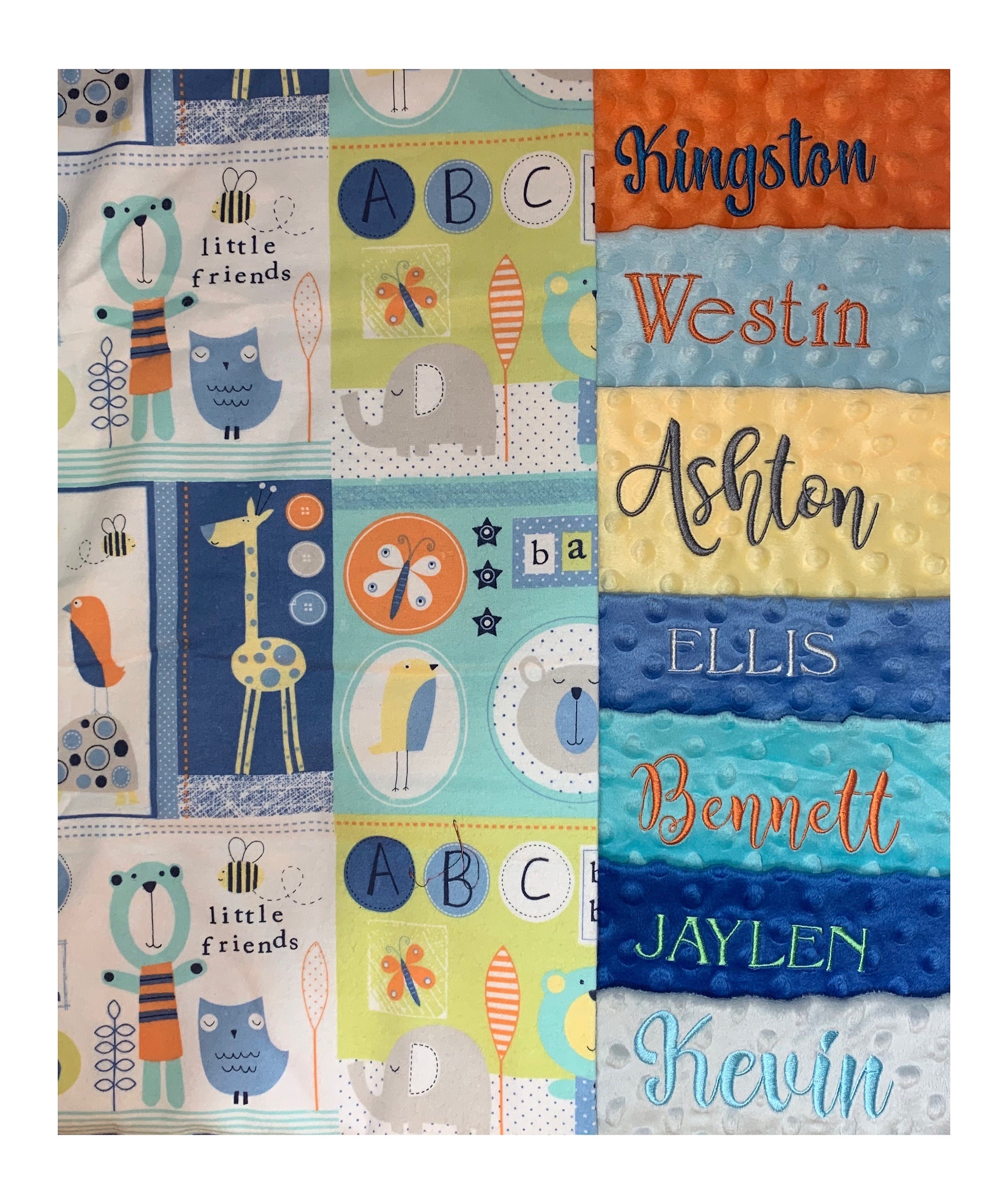 Personalized Baby Blanket Baby Boy Blanket Cute Baby Etsy
