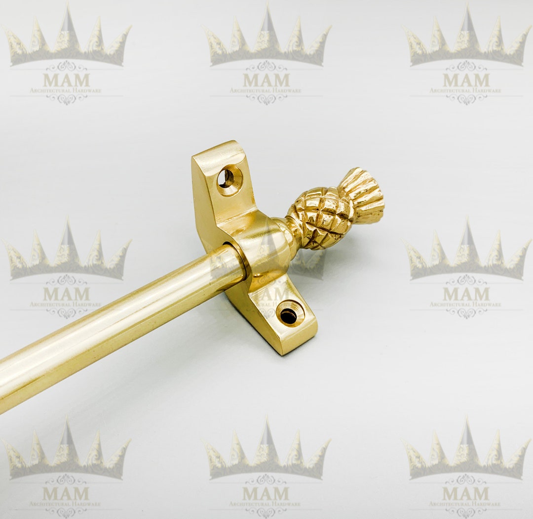 X13 Polished Brass Stair Rods 3/8 X 28.5 Etsy