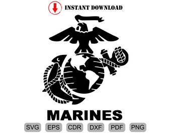 Marine Svg Etsy