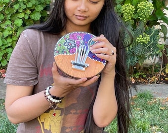 Hand-painted Kalimba from Indonesia Musical Instrument