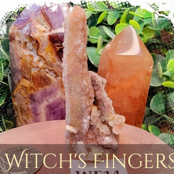 Witch's Fingers Quartz Cluster Authentic aka Spirit Fairy Quartz Healing Crystal Gemstone Ethically Sourced WF12-17