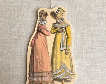 Jane Austen Era Vintage Fashion Ornament