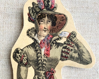 Womens Victorian Fashion Ornament