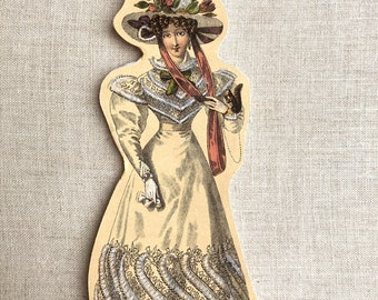 Lady's Victorian Fashion Ornament