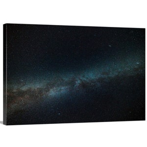 Milky Way Galaxy Wall Art Canvas Photo Landscape Print Etsy