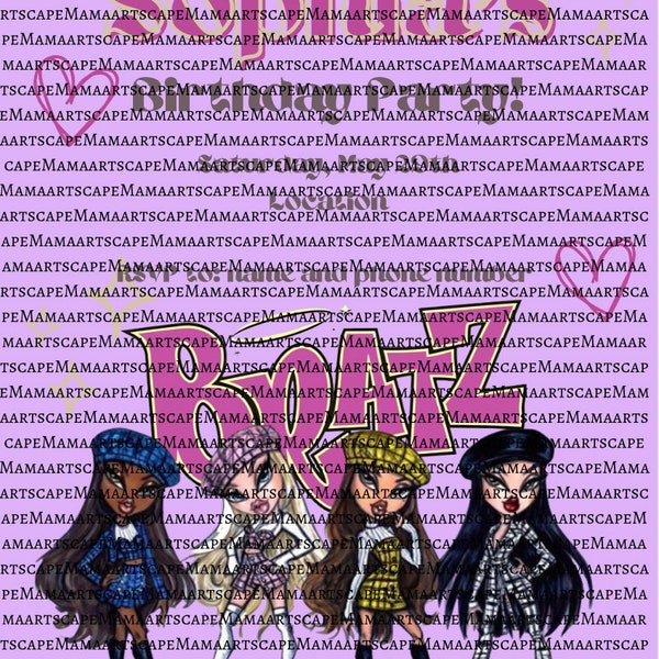 Bratz Digital Invitation, Fashion Dolls Birthday Invite, Canva Template, Custom Digital Invitation