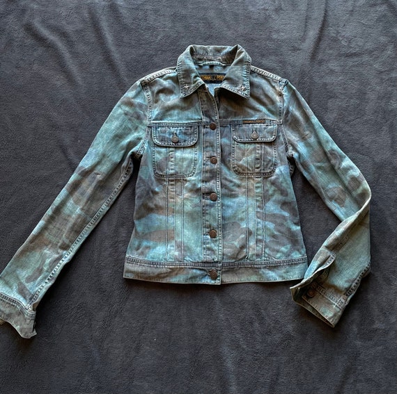 Freeman T. Porter - camo denim jacket - image 1