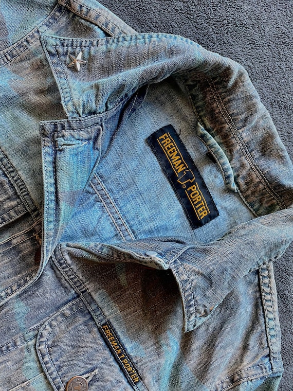 Freeman T. Porter - camo denim jacket - image 6