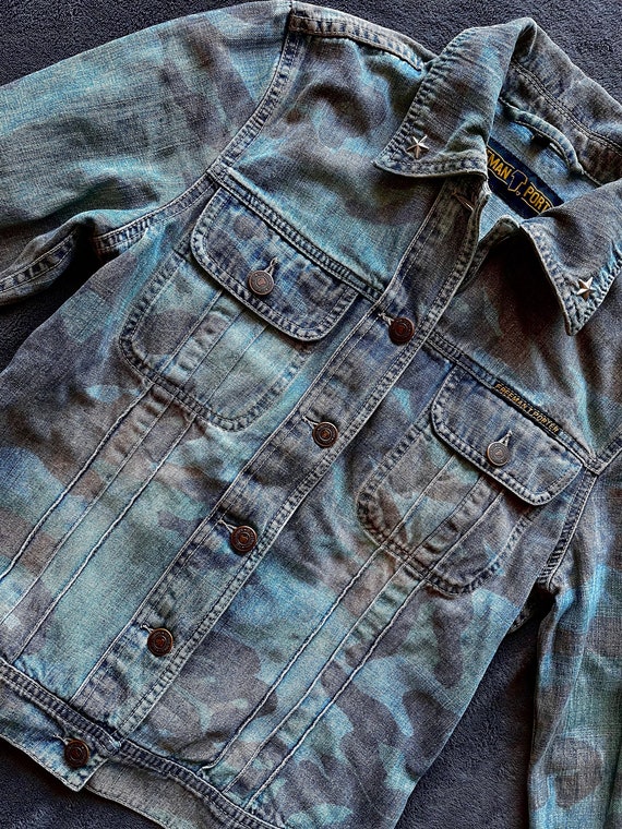 Freeman T. Porter - camo denim jacket - image 3