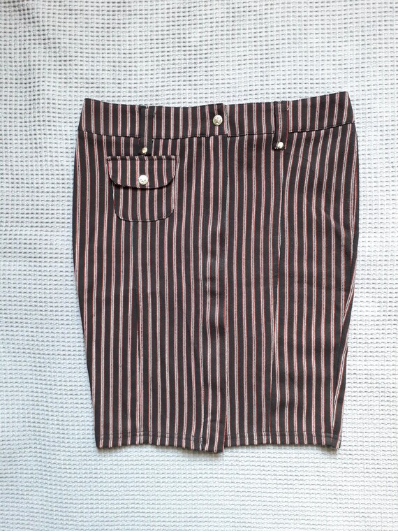Lip Service - Start me up Stripes pencil skirt