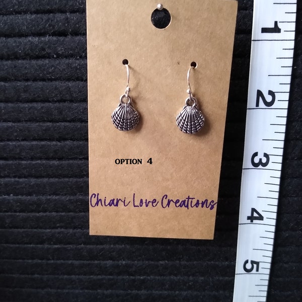 Simply Charming Silver Beach Earrings