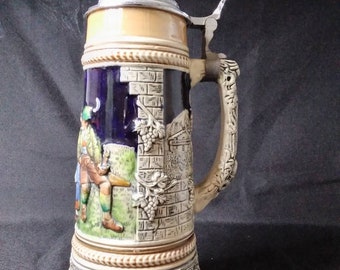 German steins antique Beer Steins