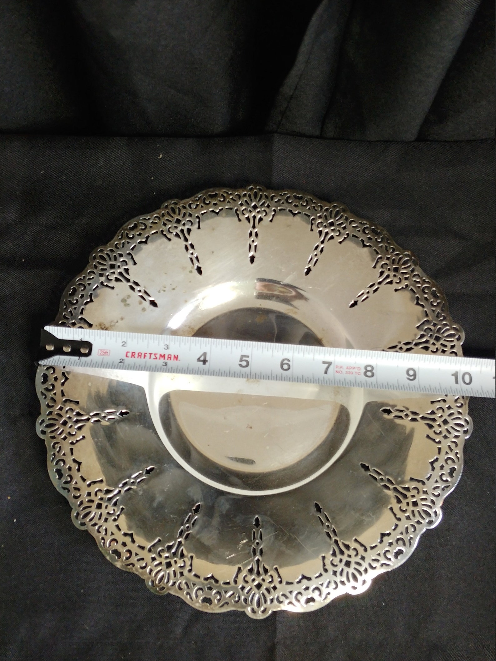Vintage Silverplate Serving Dish in Arras Pattern Benedict Etsy