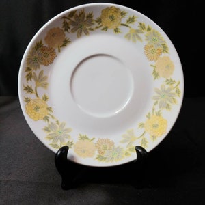 Fix-Vintage Noritake Progression China saucer; Sunny Side pattern 9003; stamp on bottom