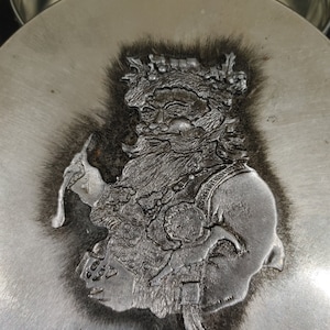 Fix-Vintage Christmas Cookie Tim with 3D raised Santa