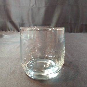 Set of 4 Vintage Clear Juice Glass