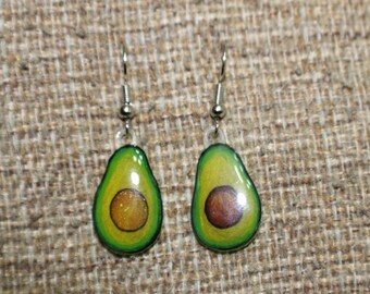 Aguacate avocado statement earrings