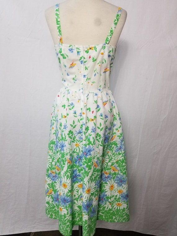 1970's Vintage Gunne Sax Style Floral Soft Cotton… - image 4