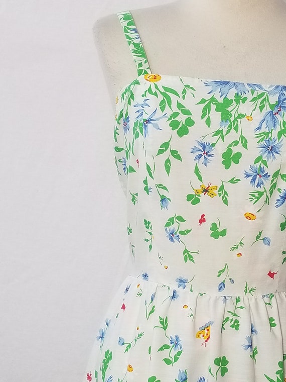 1970's Vintage Gunne Sax Style Floral Soft Cotton… - image 6