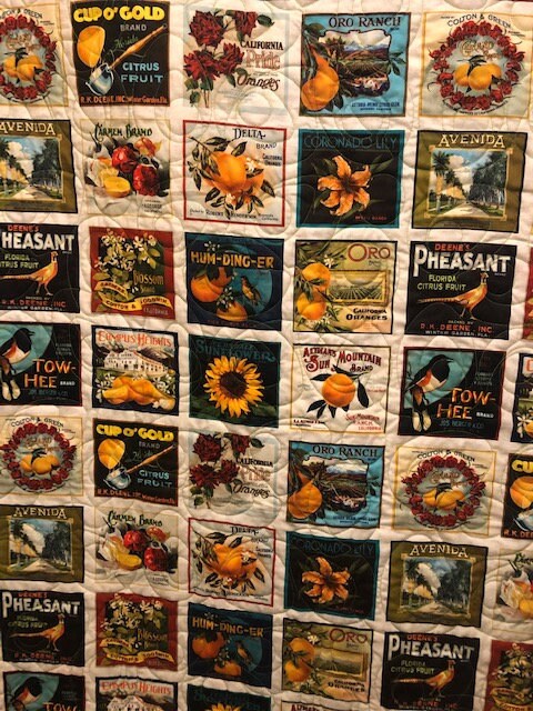 Picnic Theme Fruits and Vegetables Braid Handmade Quilt - Etsy