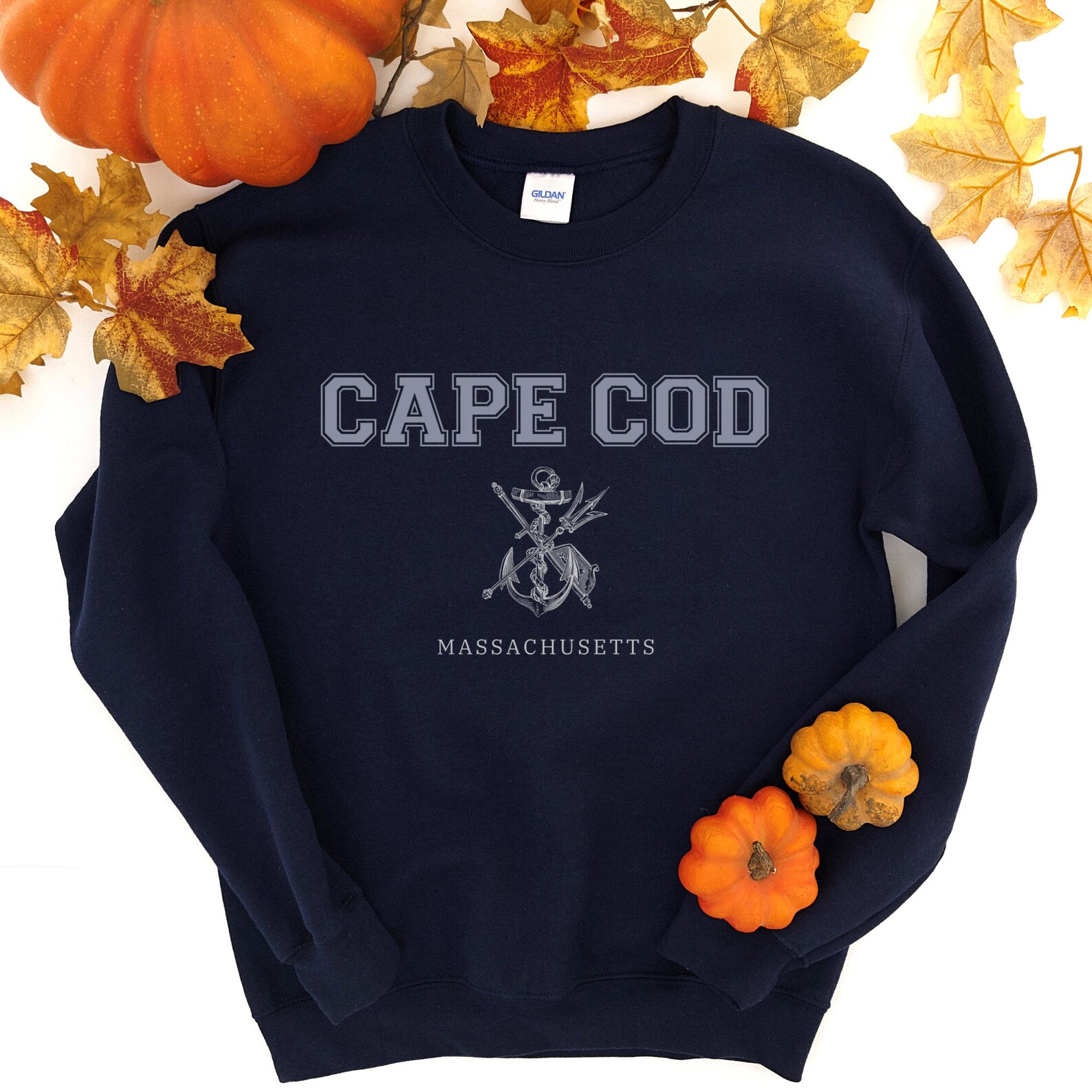 Cape Cod Sweatshirt Cape Code College Crewneck Sweater Etsy