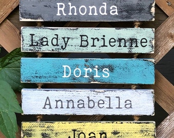 Personalized Custom Coop or Barn Signs - colorful, rustic, farmhouse style!