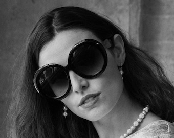 Die 'Jackie O' Oversized Sonnenbrille | Erhältlich in Schwarz und Schildkröte