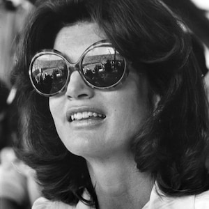 The 'Jackie O' Oversized Sunglasses Available in Black and Tortoise image 5