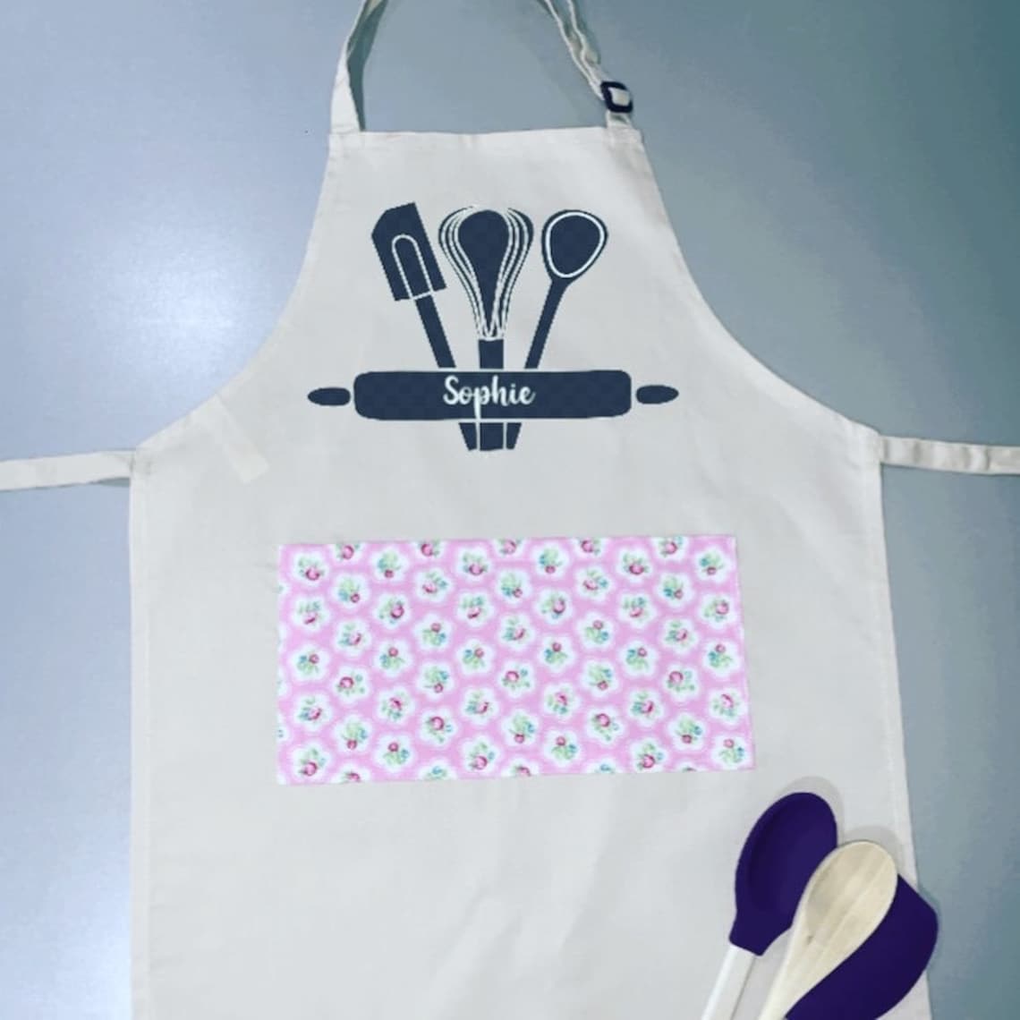 Personalised Matching Family Aprons Kitchen Aprons Mother Etsy